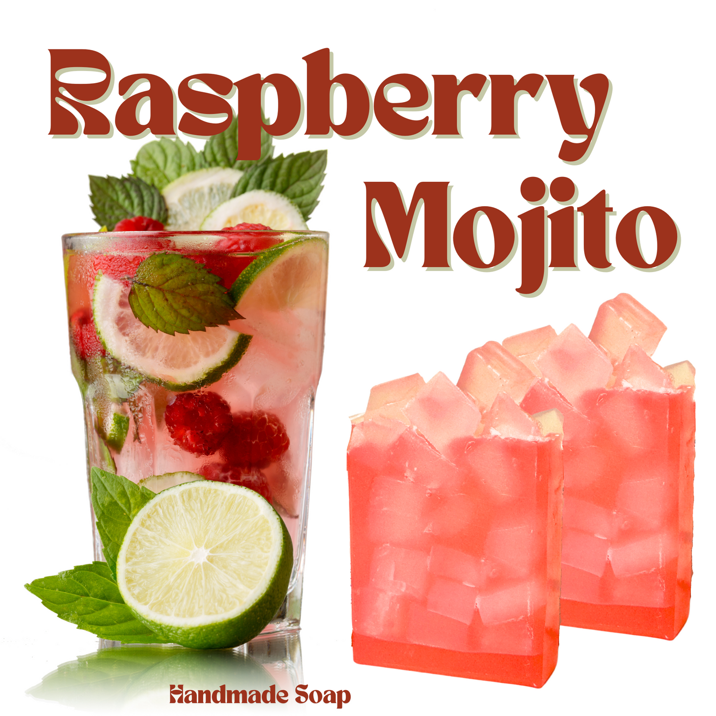 Raspberry Mojito Handmade Bar Soap