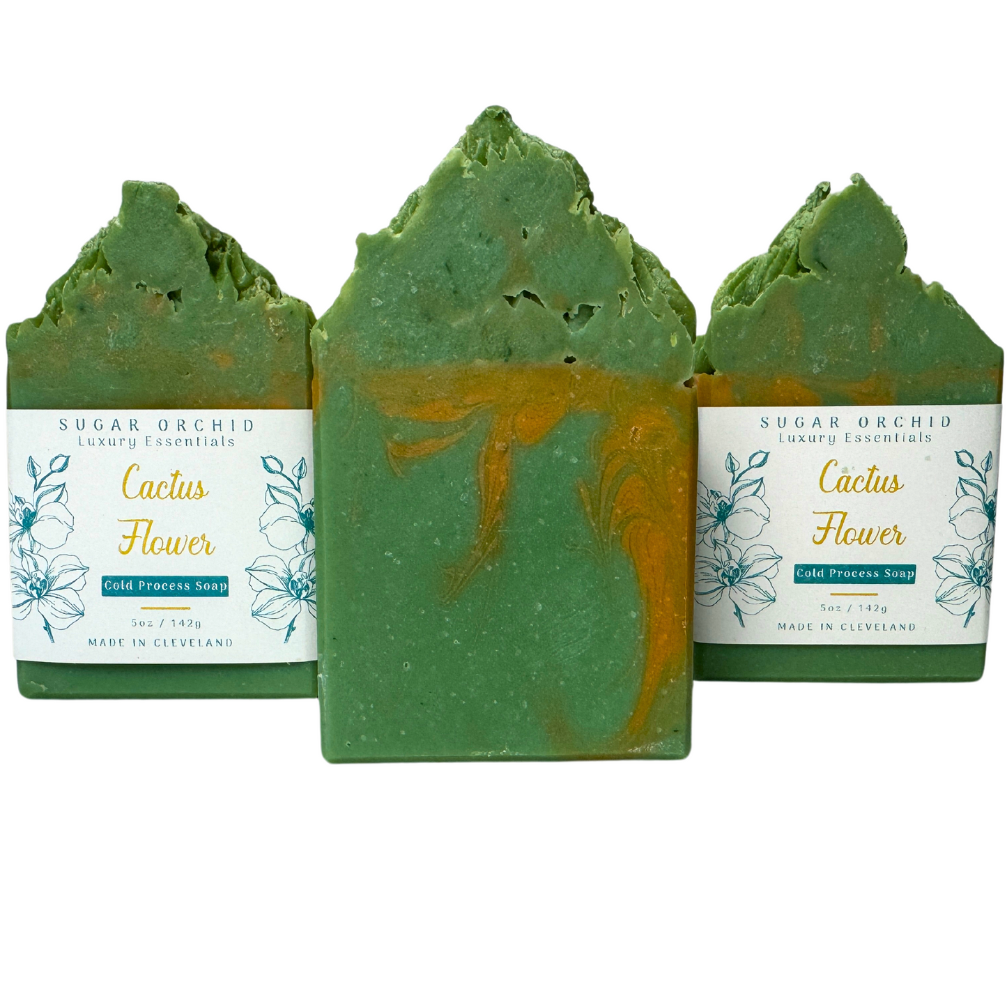 Natural Cactus Flower Handmade Bar Soap