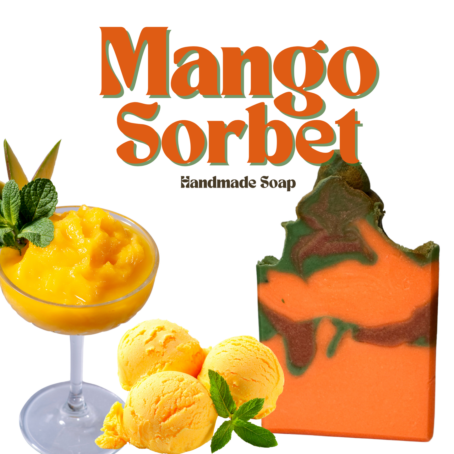 Mango Sorbet Handmade Soap