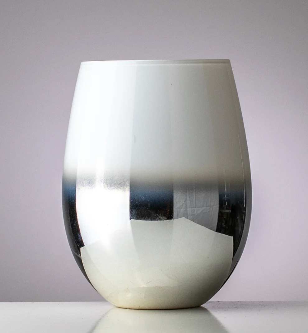 White Silver Ombre - Evoca Wholesale Candles