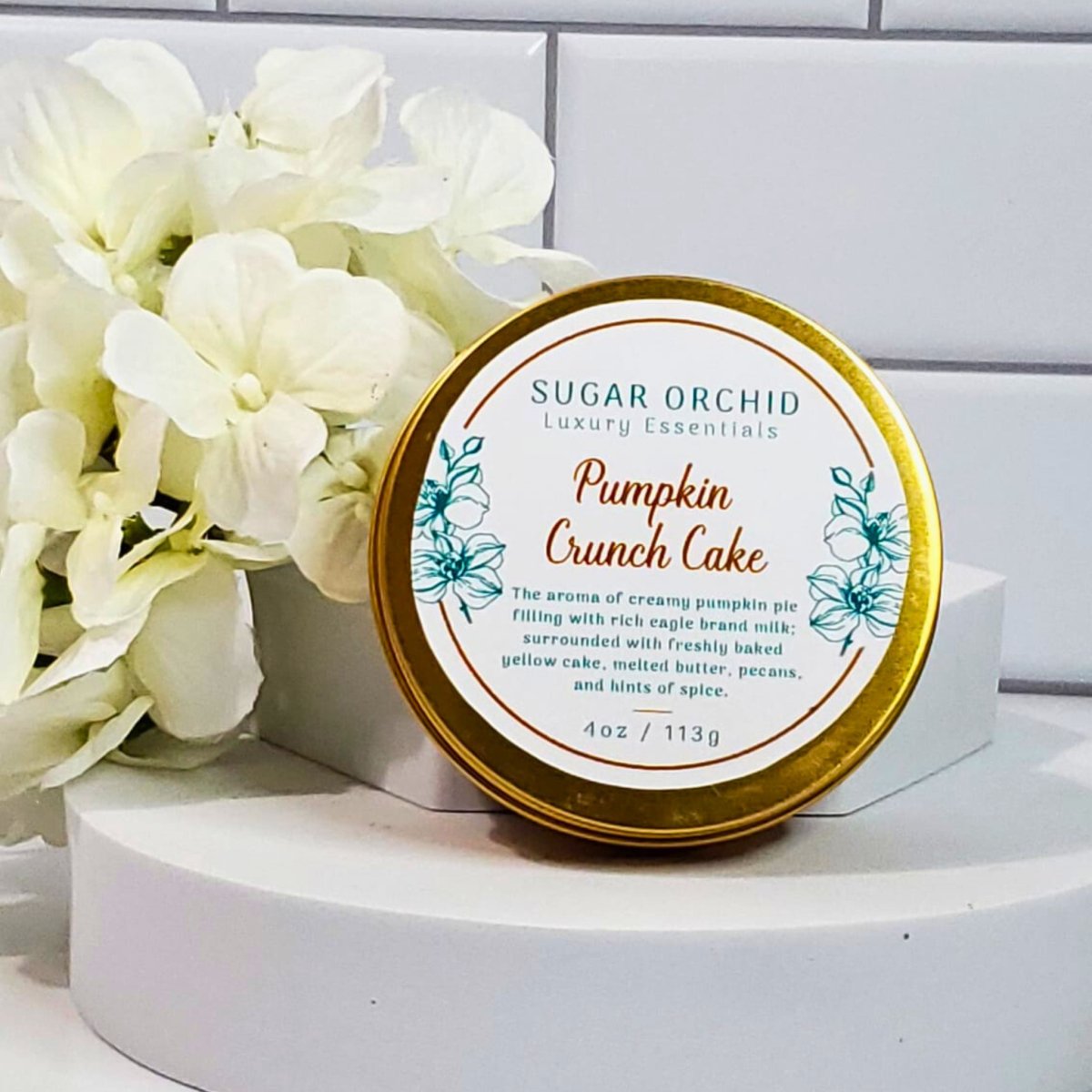 Compact Candle - Sugar Orchid Luxury Essentials