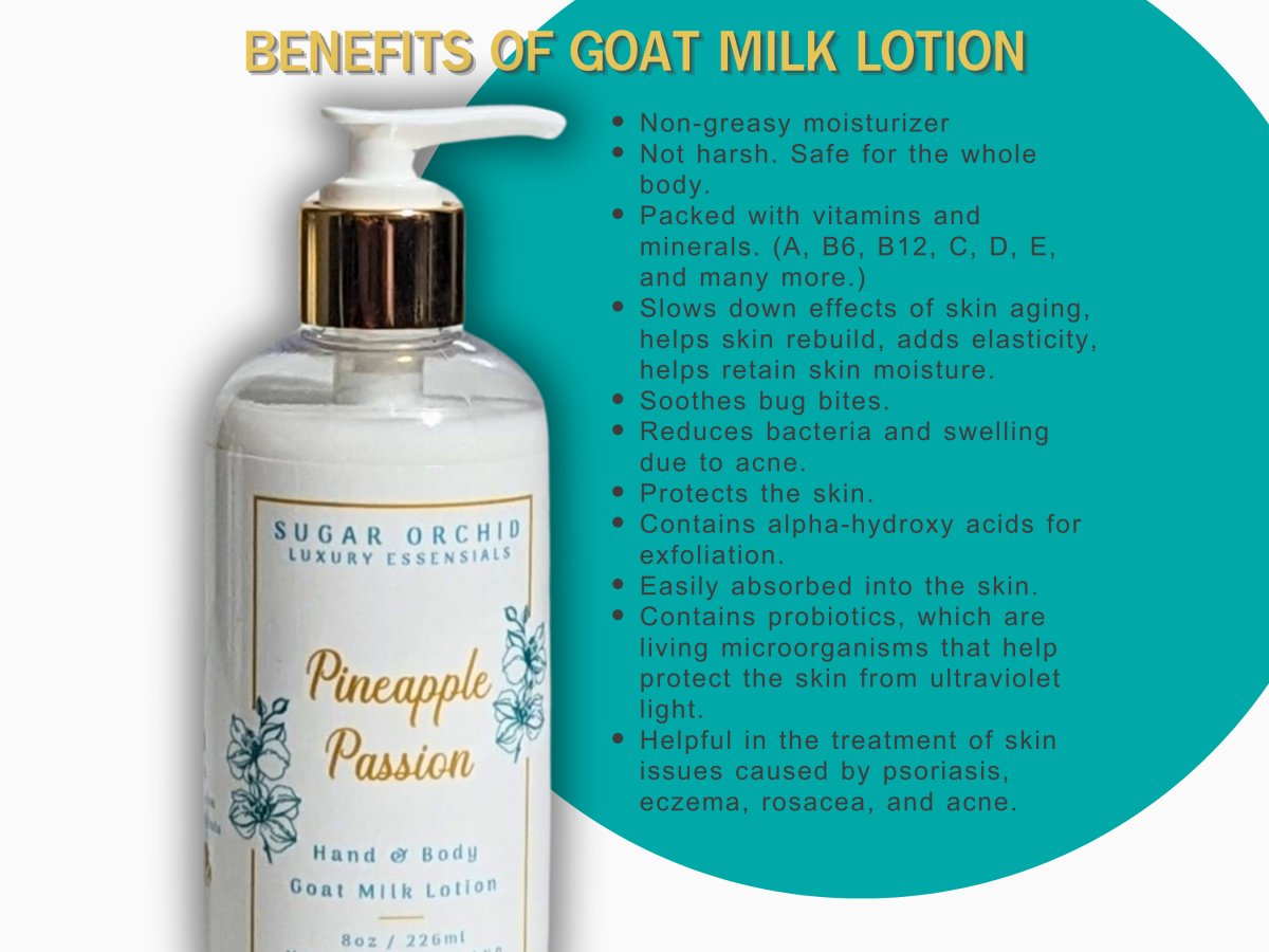 Goat Milk Lotion - Sugar Orchid Luxury Essentials