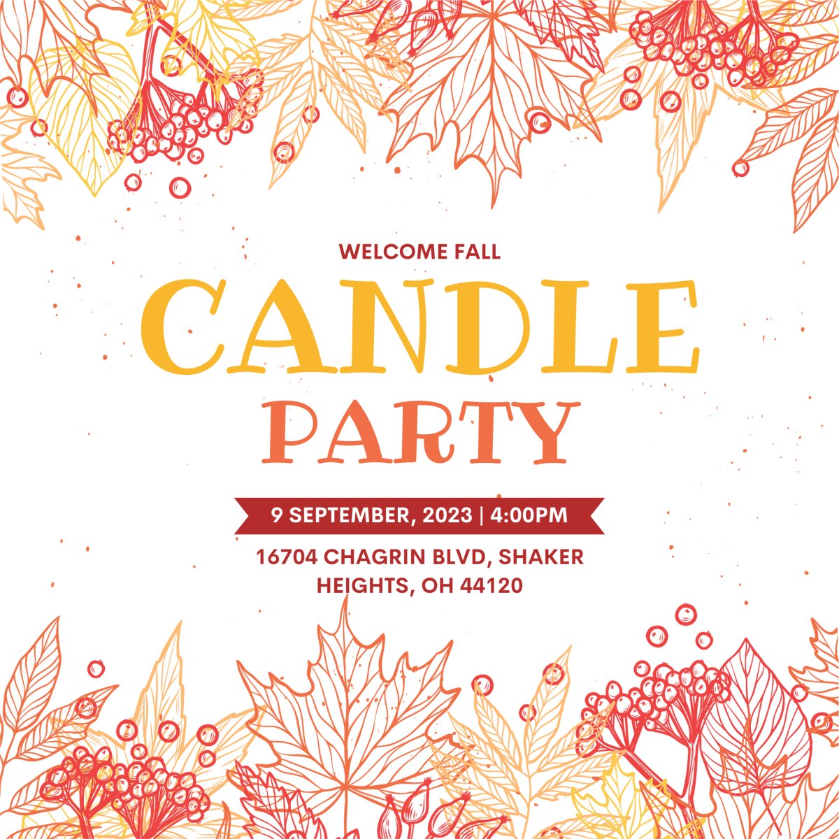 SEPT 09, 2023 - Candle Making Party – Sugar Orchid Luxury Essentials