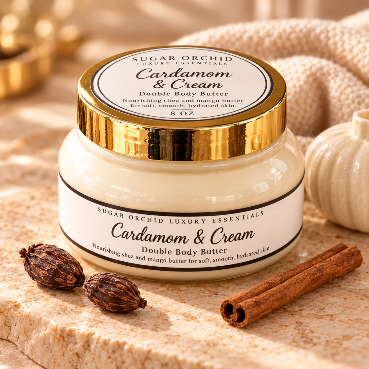 Cardamom & Cream Whipped Body Butter