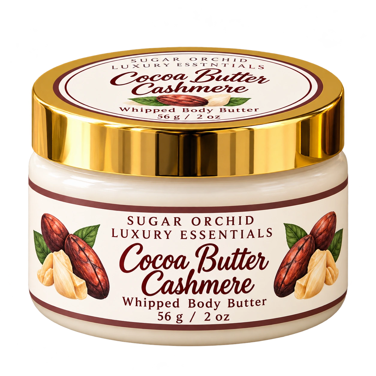 Cocoa Butter Cashmere Body Butter, 2 oz jar from the Discovery Collection