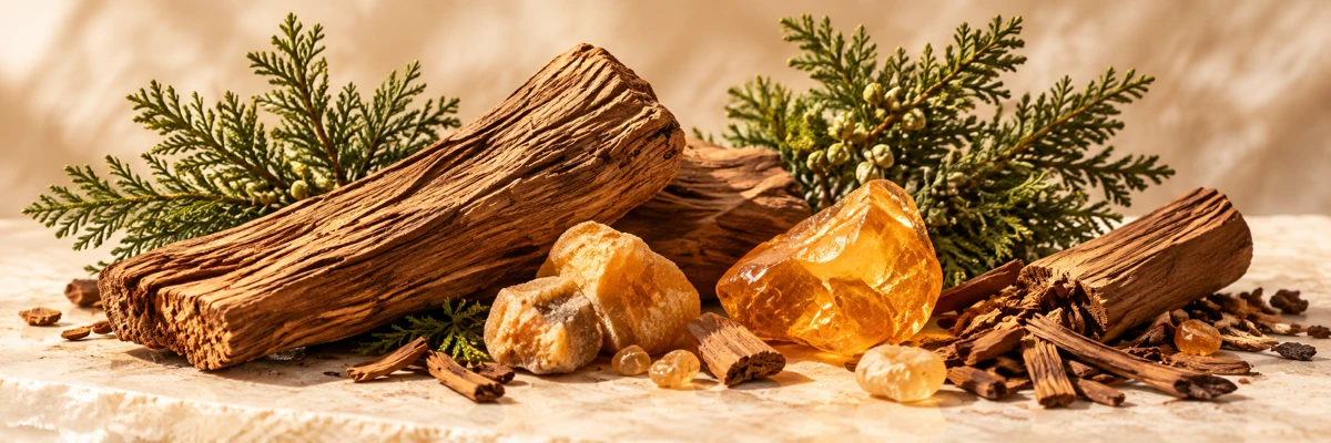Woods & Amber scent inspiration
