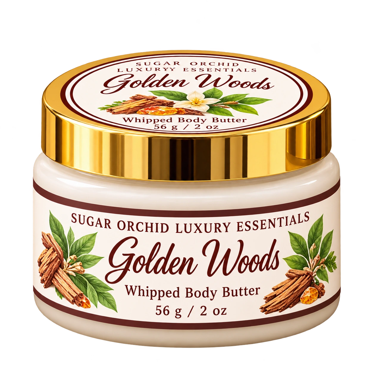 Golden Woods Body Butter, 2 oz jar from the Discovery Collection
