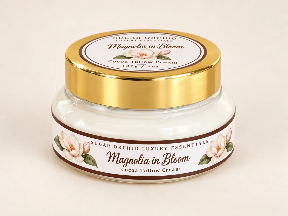Magnolia in Bloom Cocoa Tallow Cream