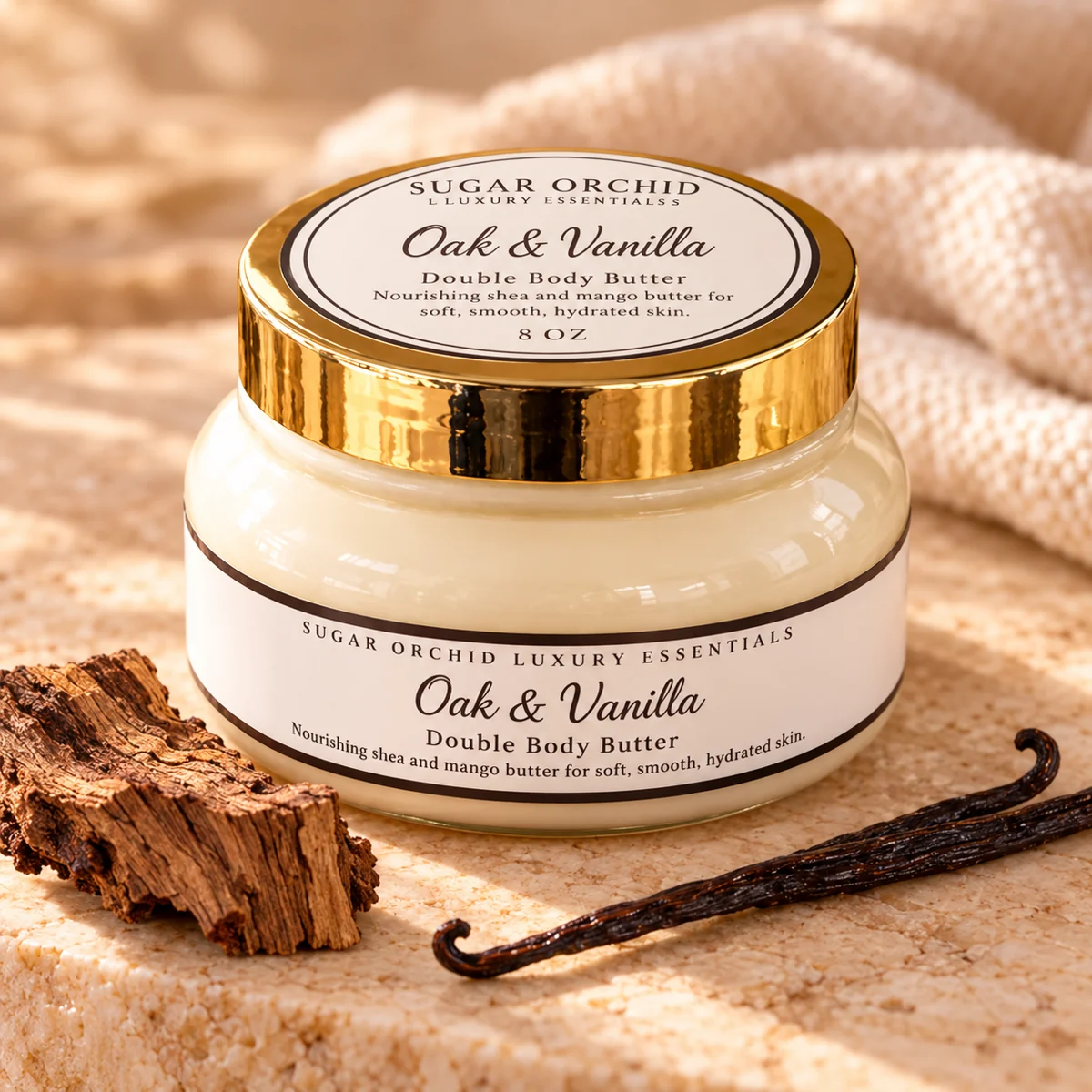Oak & Vanilla Whipped Body Butter