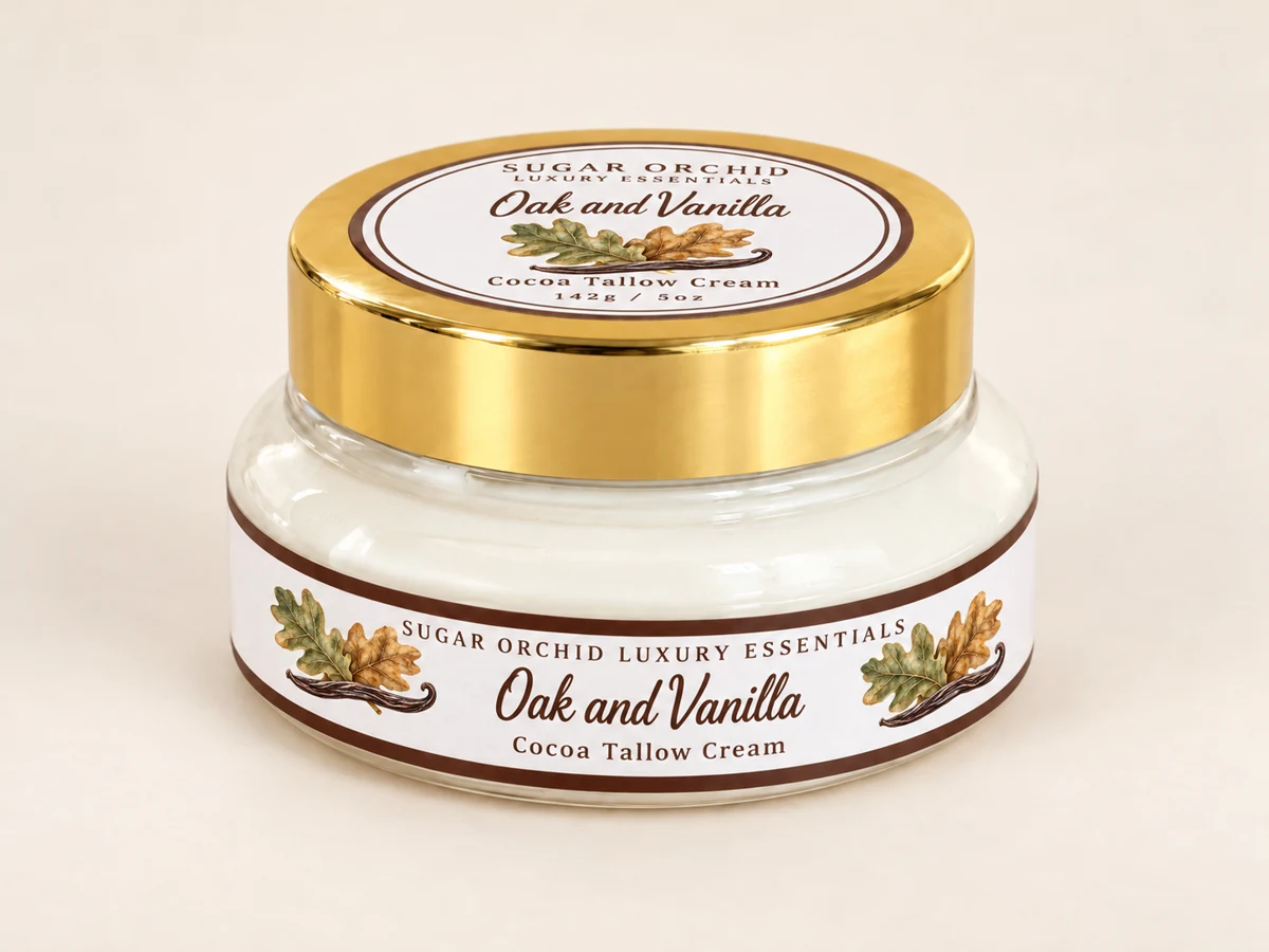 Oak & Vanilla Cocoa Tallow Cream