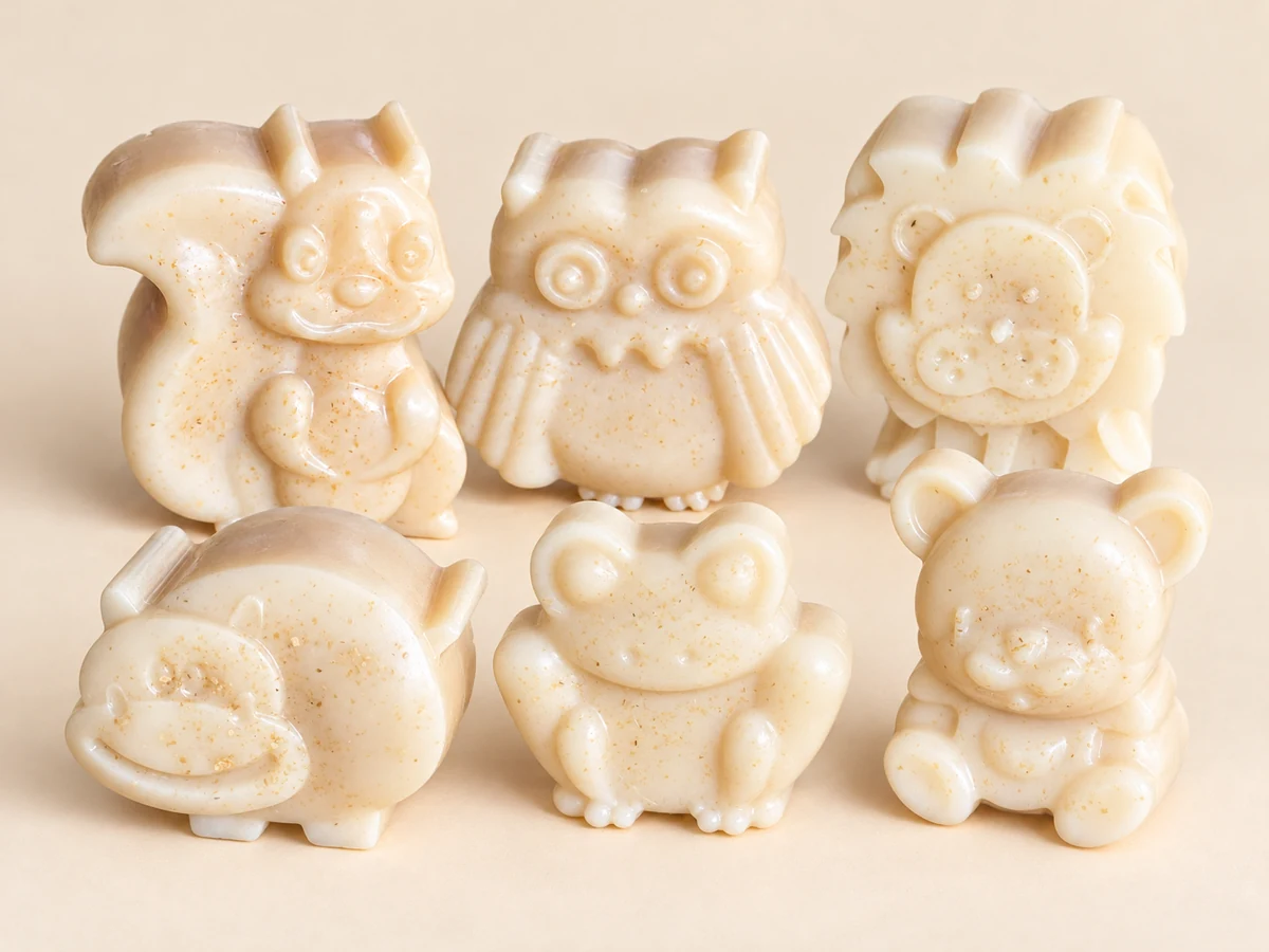 Kids’ animal soaps in Oat, Milk & Honey