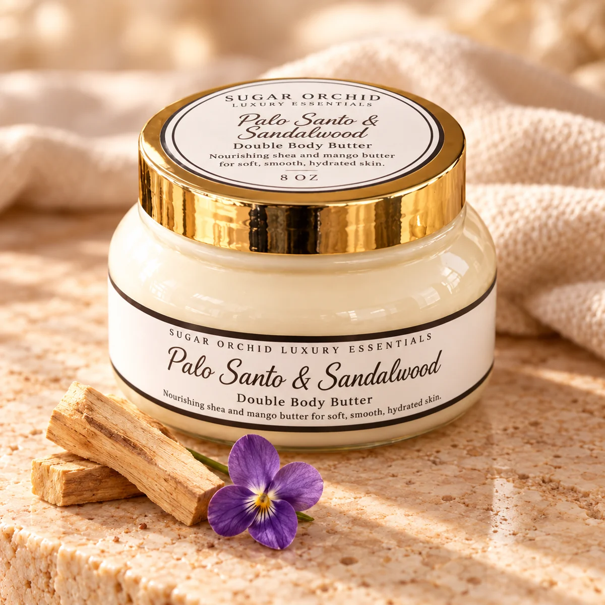 Palo Santo & Sandalwood Whipped Body Butter