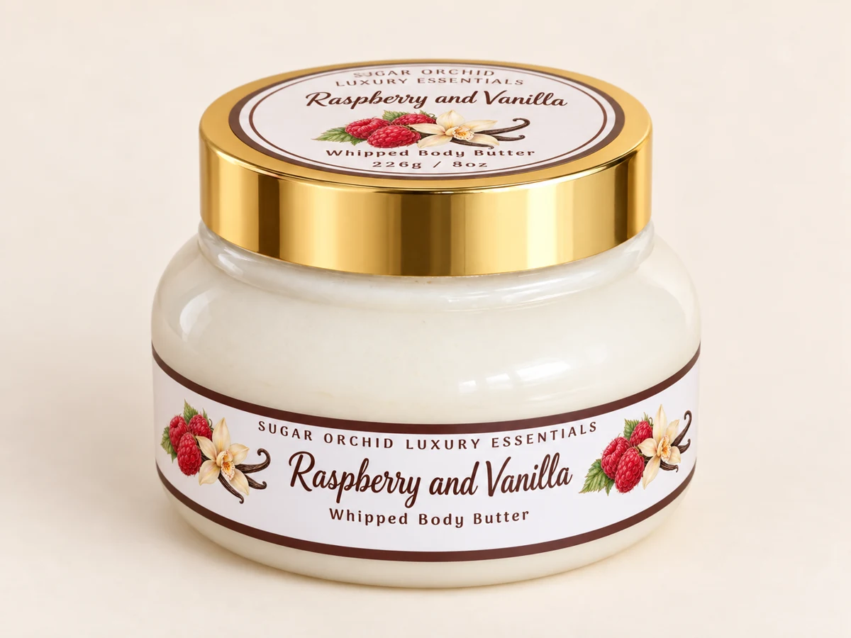 Raspberry & Vanilla Whipped Body Butter