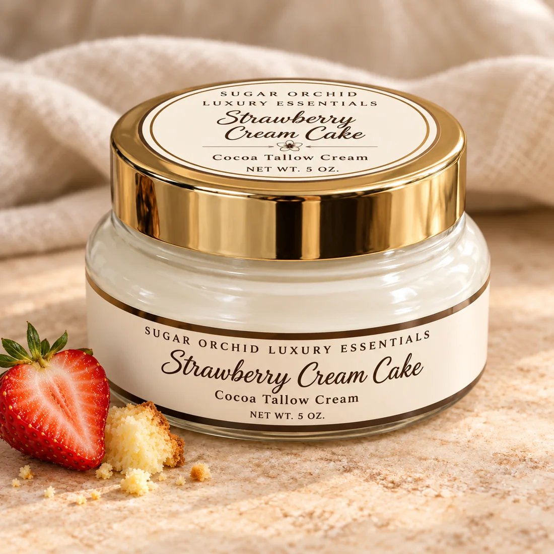 Strawberry Cream Cake Cocoa Tallow Cream