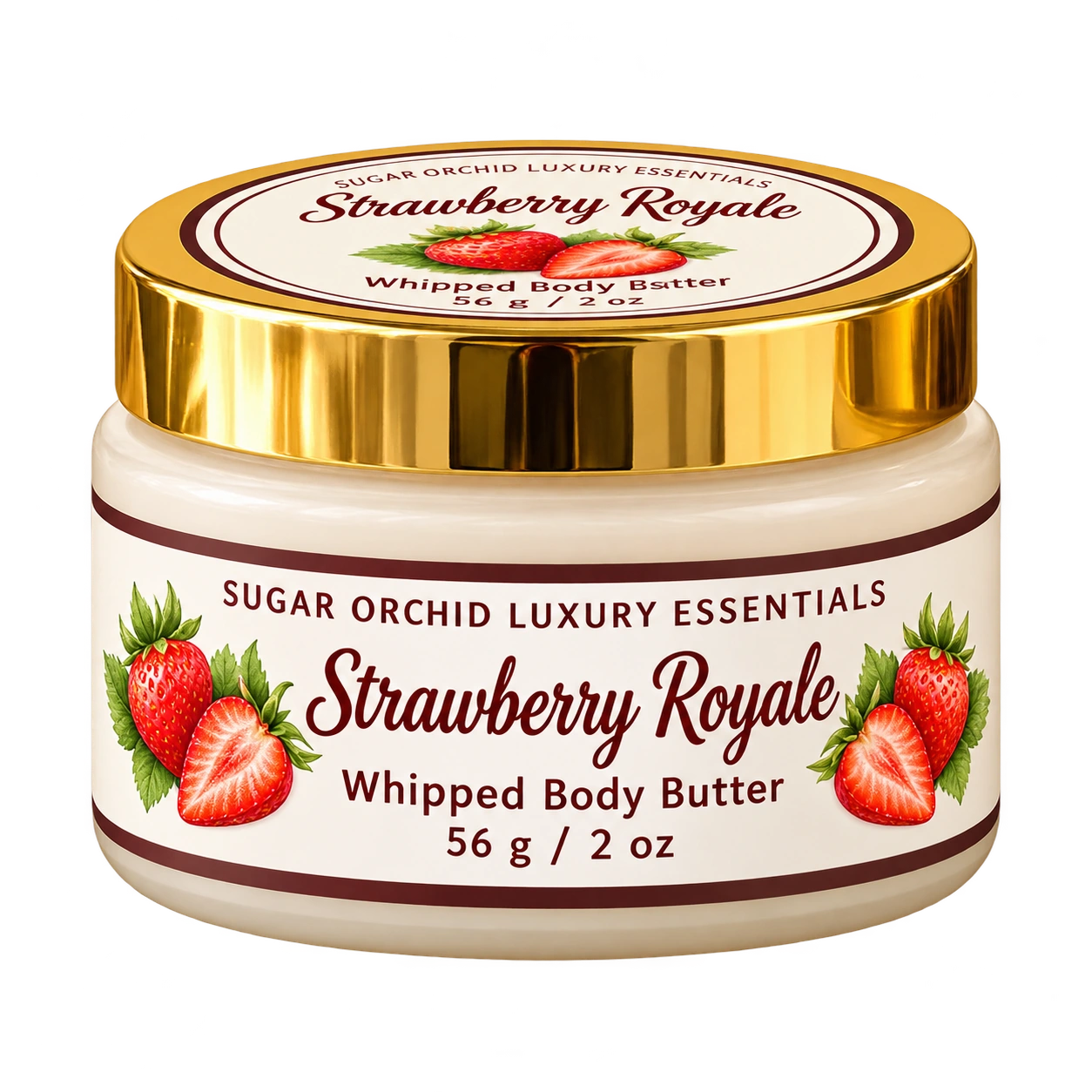 Strawberry Royale Body Butter, 2 oz jar from the Discovery Collection
