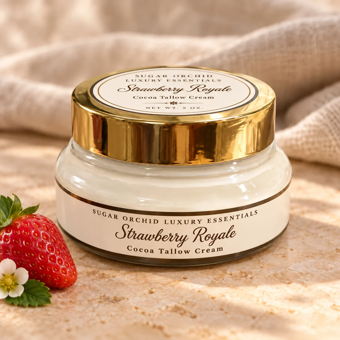 Strawberry Royale Cocoa Tallow Cream