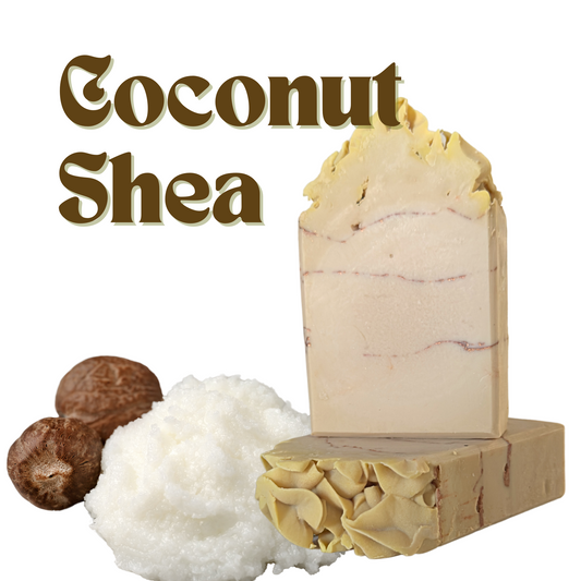 Natural Coconut Shea Butter Handmade Soap