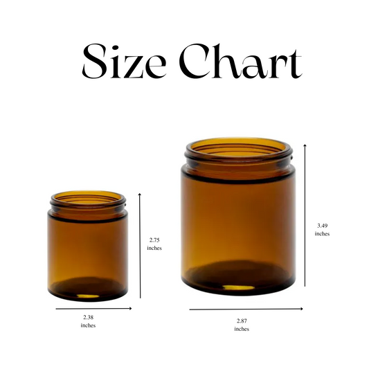 Wholesale Candles -  Amber Screw Top