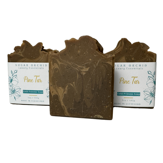 Natural Pine Tar Handmade Bar Soap