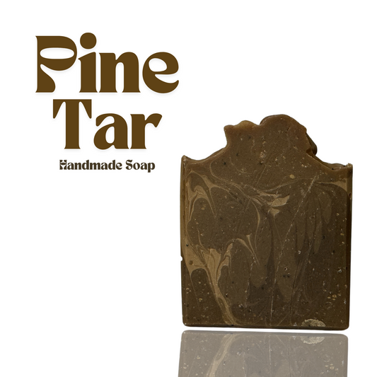 Natural Pine Tar Handmade Bar Soap