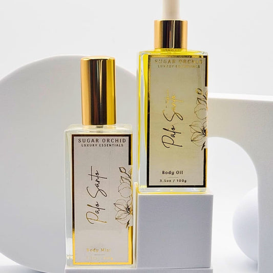 Body oil and Body Spray SET - Sugar Orchid Luxury Essentials