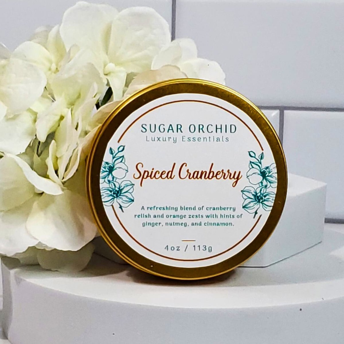 Compact Candle - Sugar Orchid Luxury Essentials