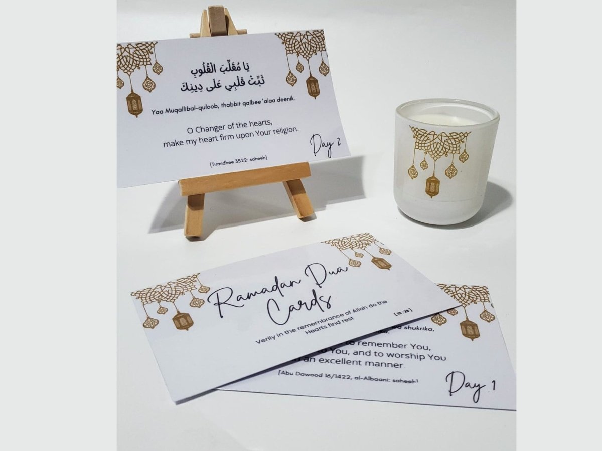 Ramadan Dua Cards - Sugar Orchid Luxury Essentials