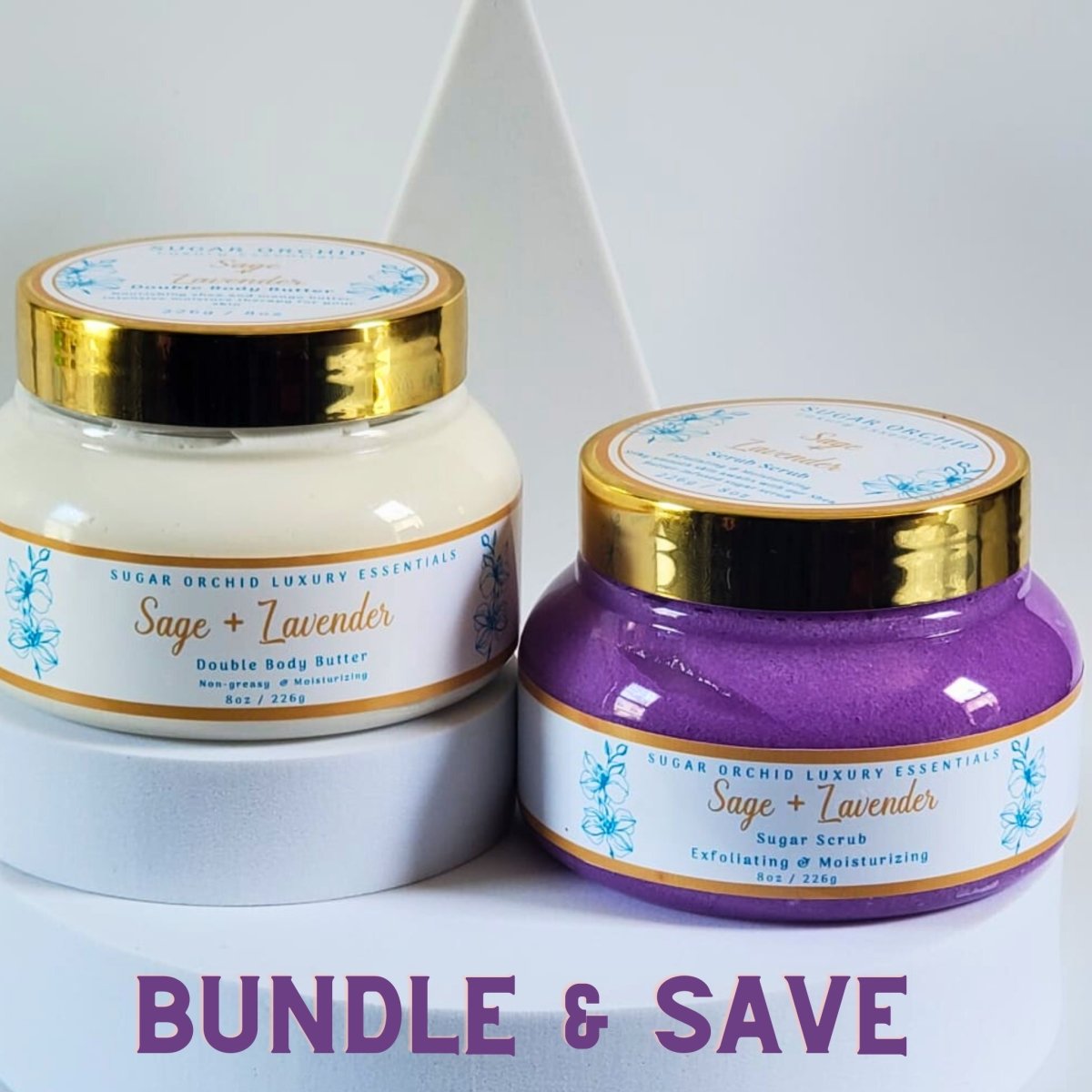 Sage and Lavender - Body Butter - Sugar Orchid Luxury Essentials