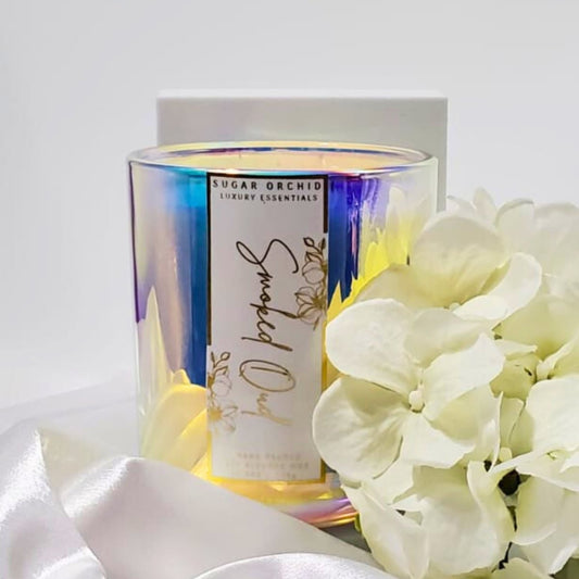 Smoked Oud - Opal Candle - Sugar Orchid Luxury Essentials
