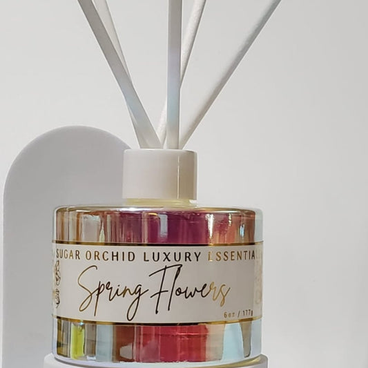 Spring Flowers - Opal Room Diffuser - Sugar Orchid Luxury Essentials