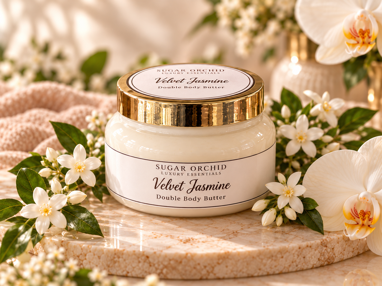 Sugar Orchid Velvet Jasmine double body butter